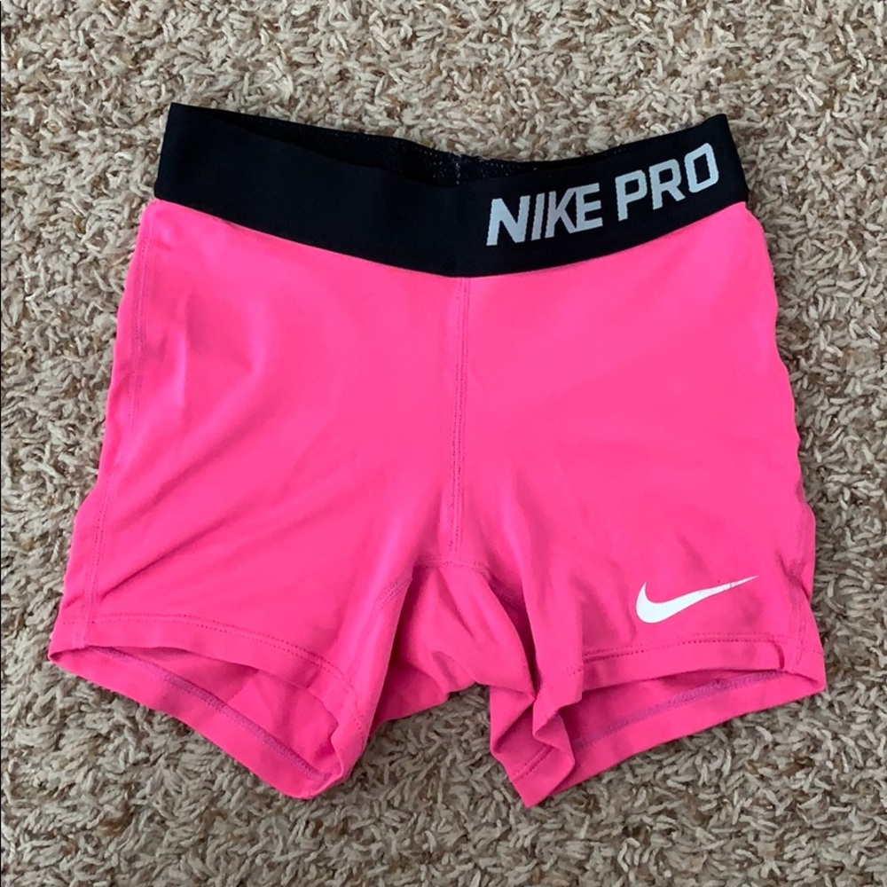 Hot Pink Nike Pro Spandex